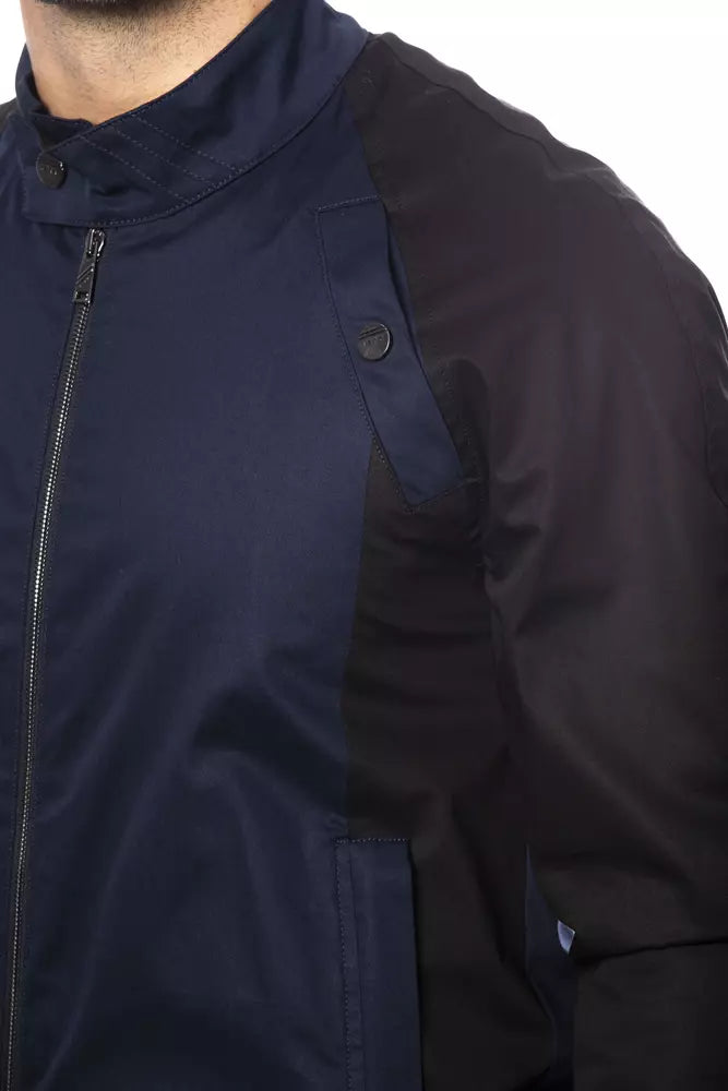 Chaqueta de algodón azul