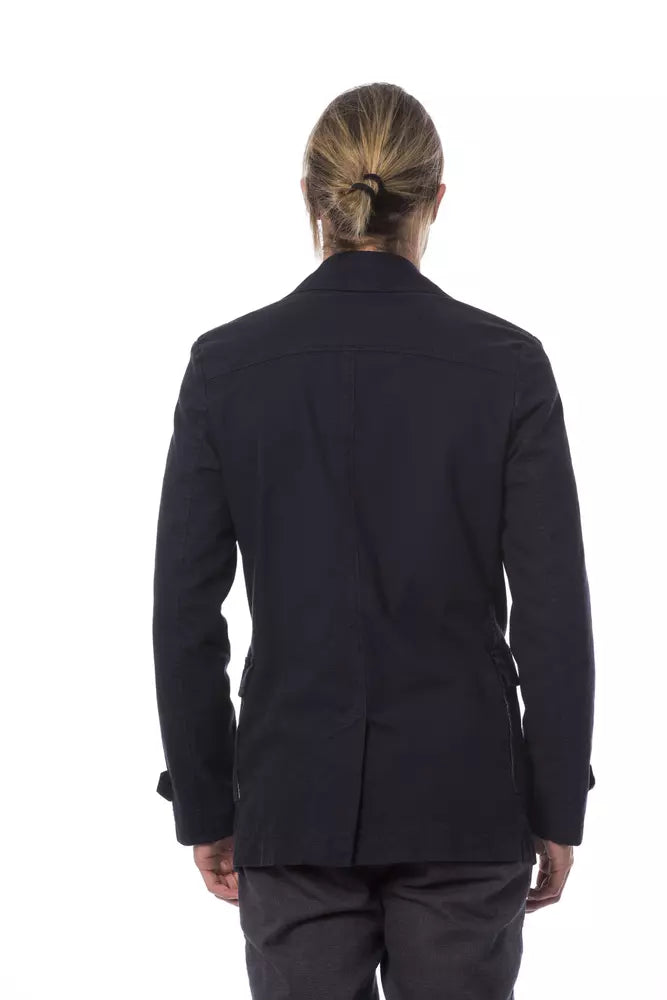 Blazer de algodón azul