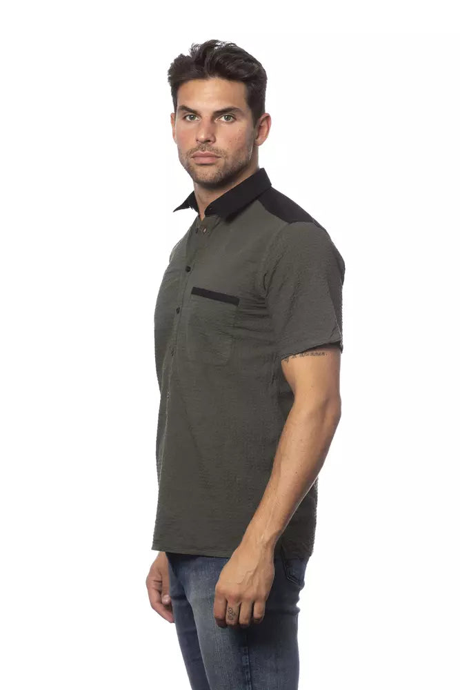 Camisa de algodón militar