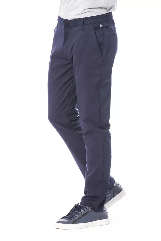Jeans e pantaloni in poliestere blu