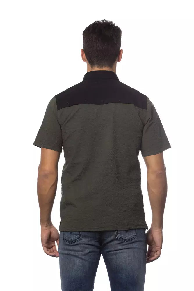 Camisa de algodón militar