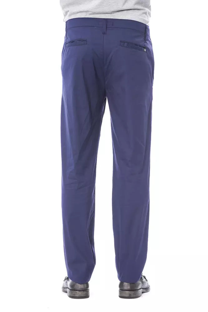 Vaqueros y pantalón de algodón azul