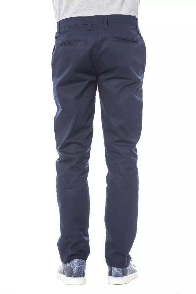 Jeans e pantaloni in poliestere blu