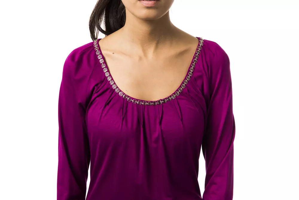Top Femme Viscose Violet BYBLOS