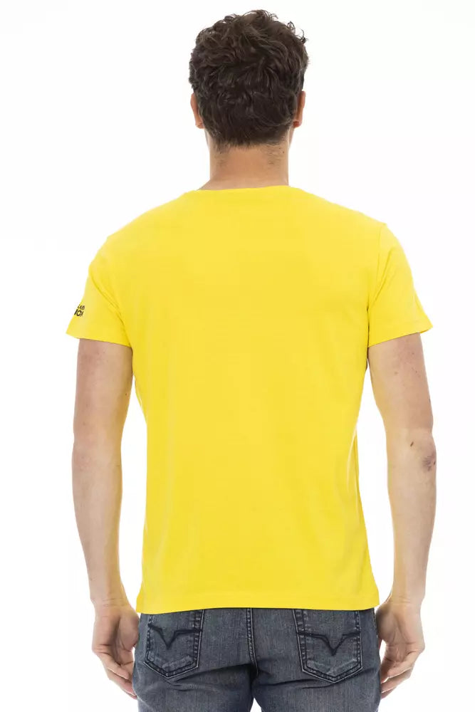 T-shirt in cotone giallo