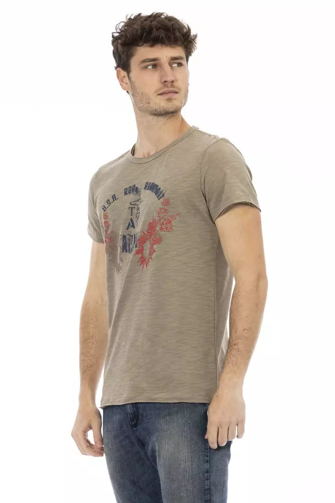 Camiseta de algodón verde