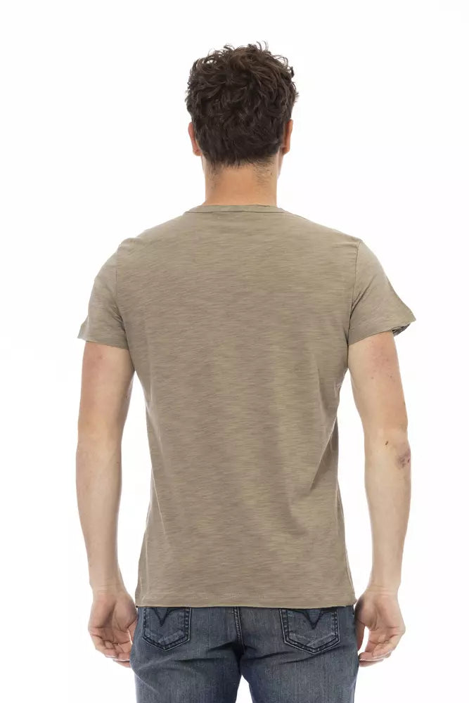 Camiseta de algodón verde