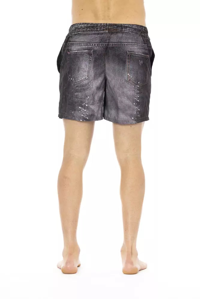 Bañador de poliéster negro