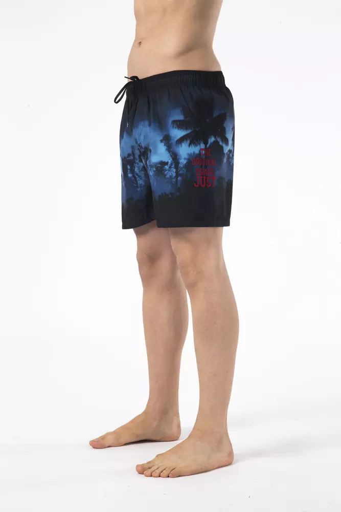 Bañador de poliéster negro