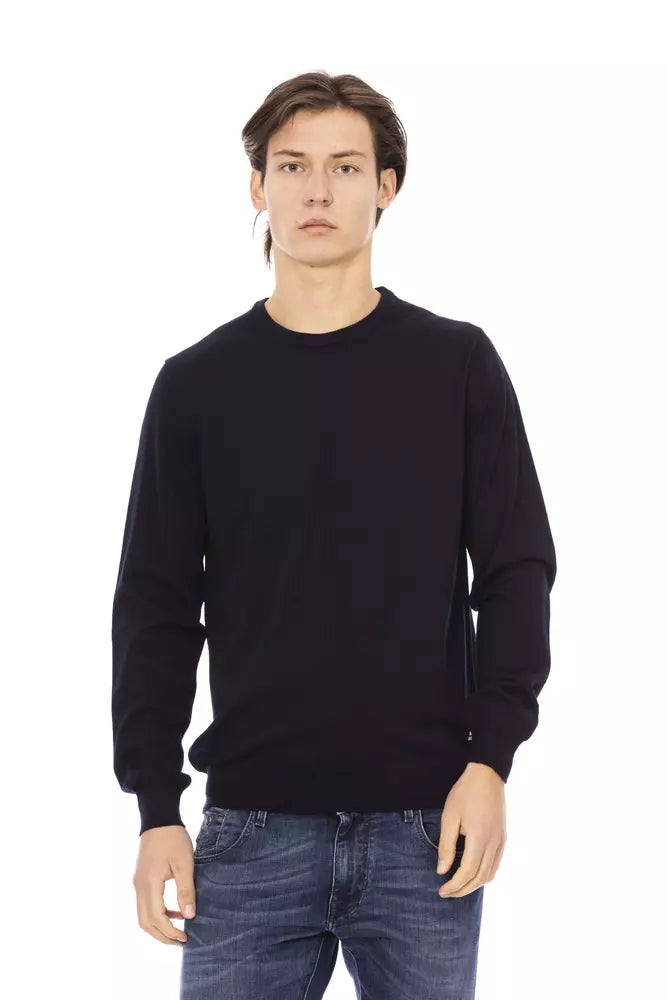 Jersey de tela azul