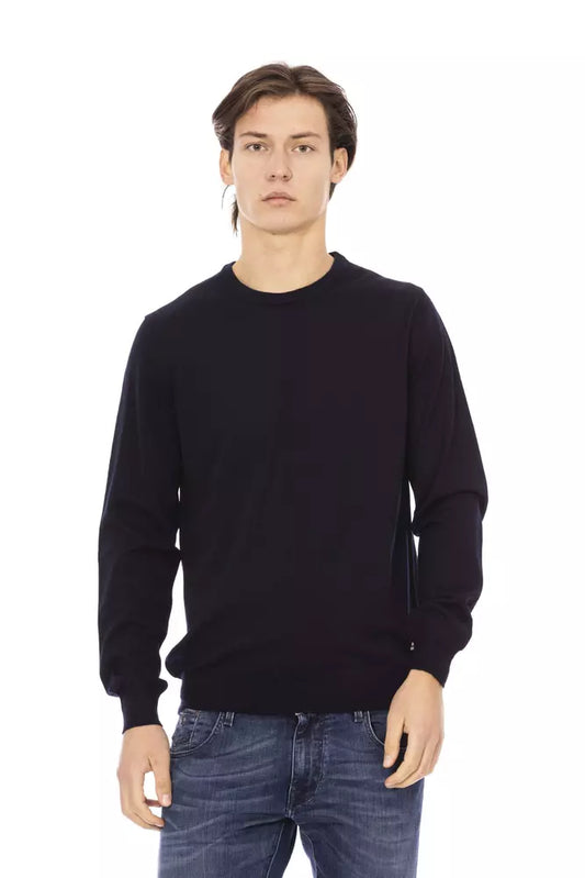 Jersey de tela azul