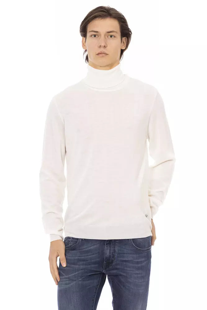 Jersey de tela blanco