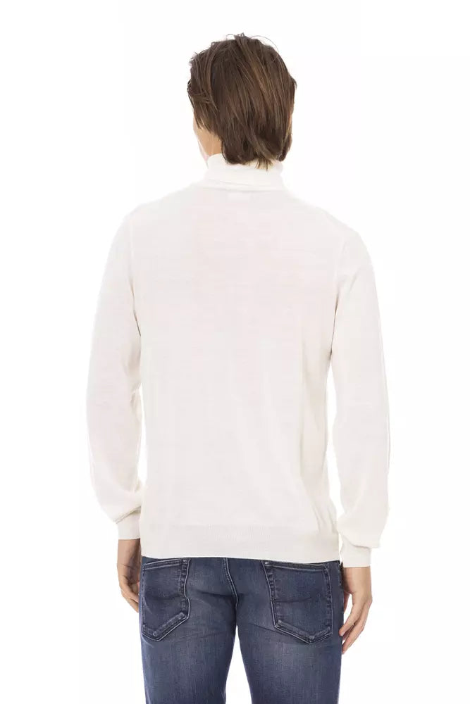 Jersey de tela blanco
