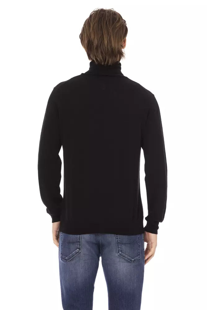 Jersey de tela negro