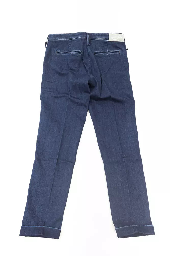 Vaqueros y pantalón de algodón azul