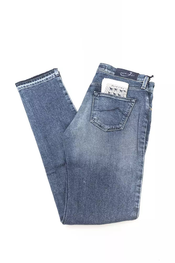 Vaqueros y pantalón de algodón azul