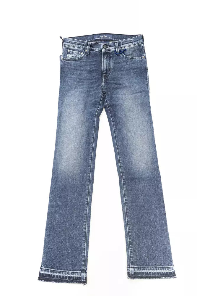 Vaqueros y pantalón de algodón azul