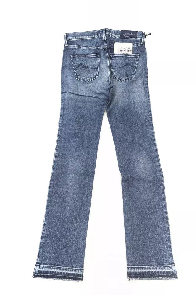 Vaqueros y pantalón de algodón azul