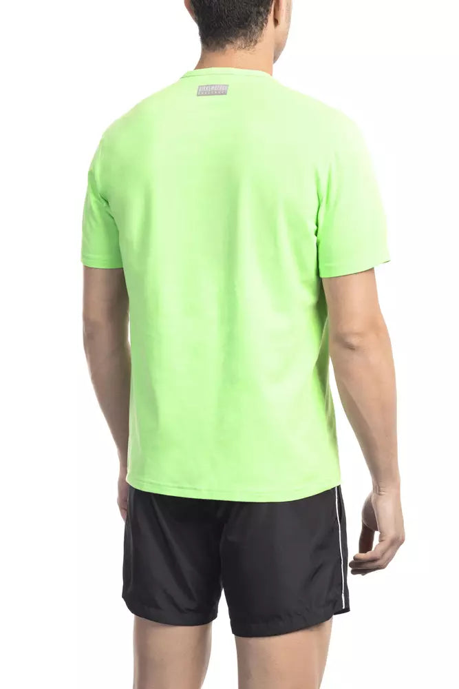 Camiseta de algodón verde