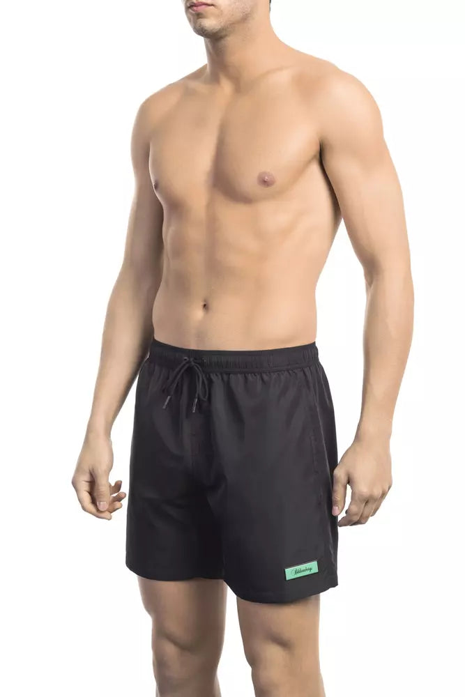 Bañador de poliéster negro