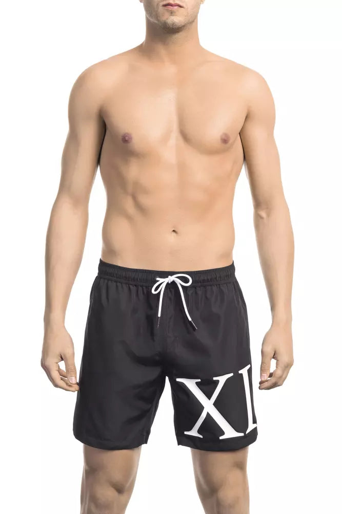 Bañador de poliéster negro