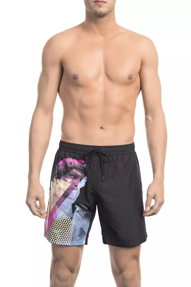 Bañador de poliéster negro