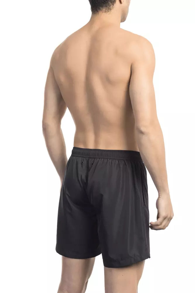 Bañador de poliéster negro
