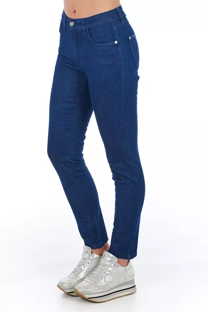 Jeans e pantaloni in cotone blu