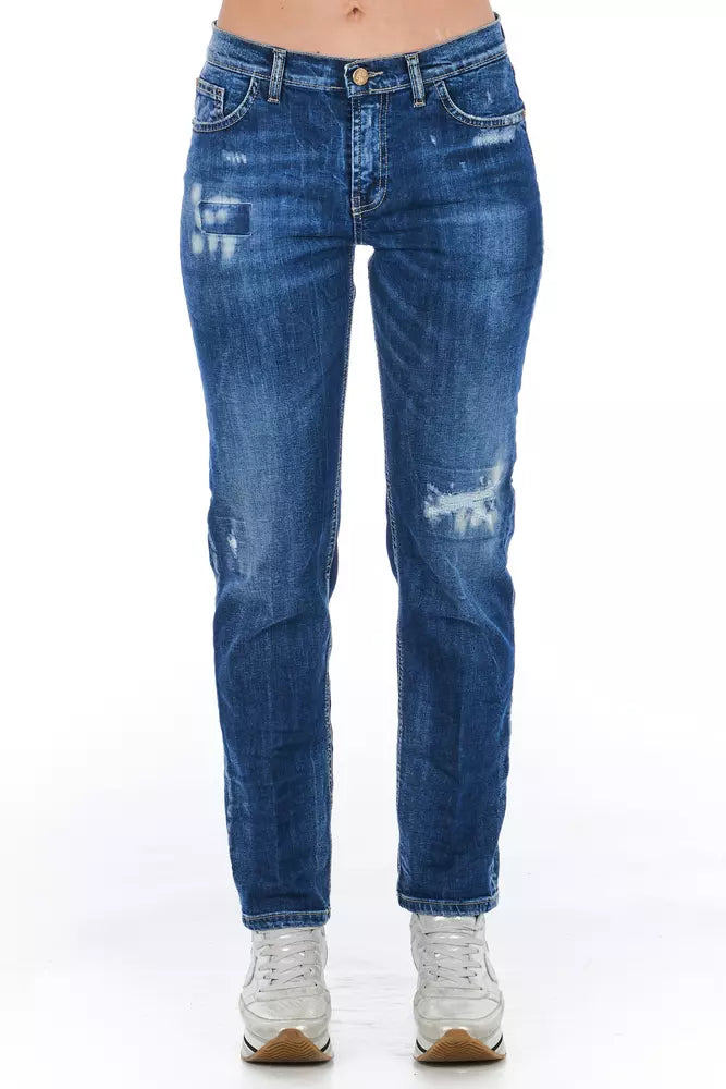 Jeans e pantaloni in cotone blu