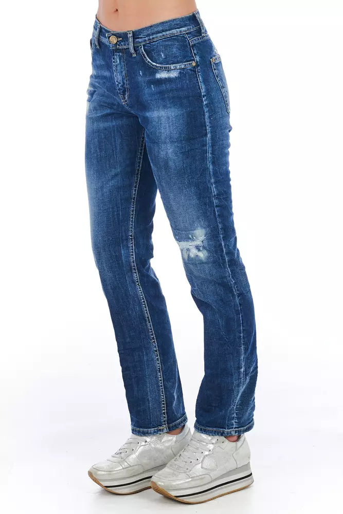 Jeans e pantaloni in cotone blu