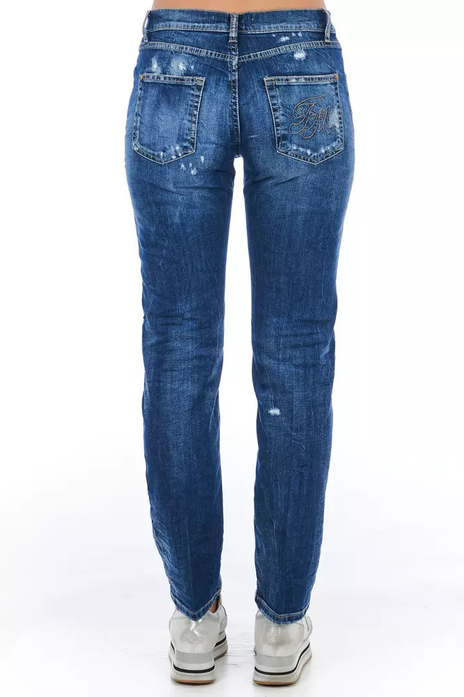 Jeans e pantaloni in cotone blu