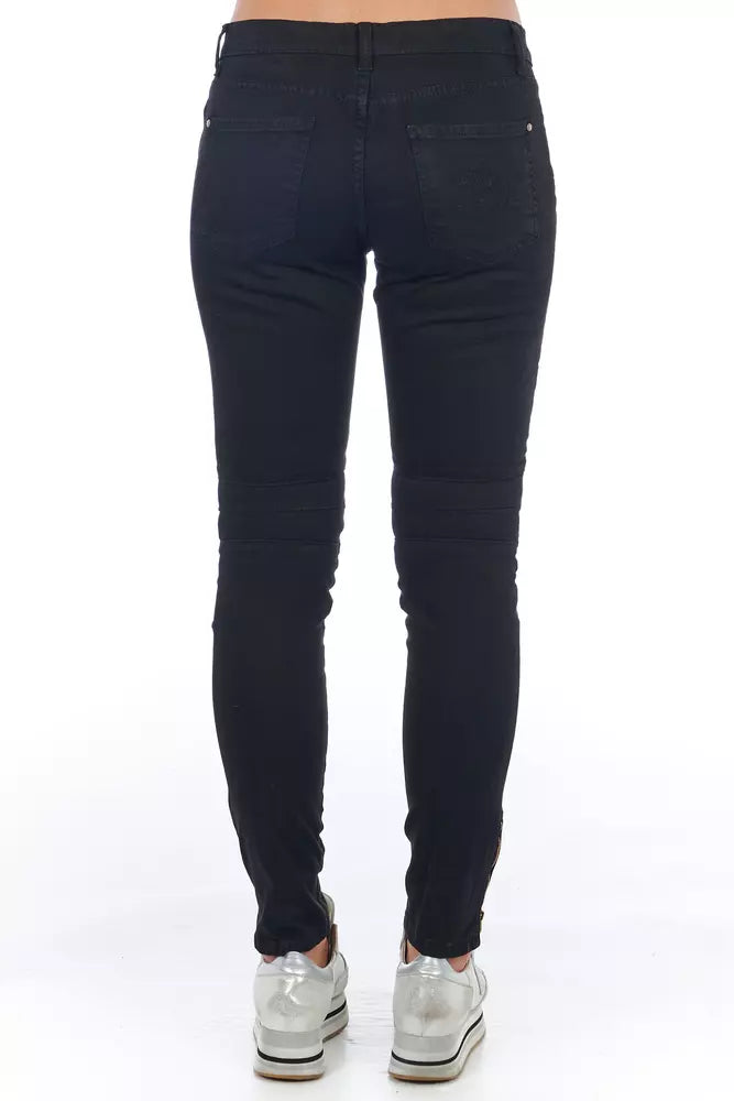 Jeans e pantaloni in cotone nero