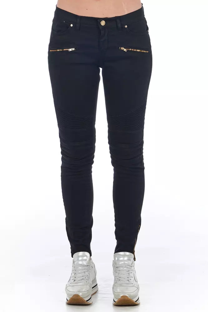 Jeans e pantaloni in cotone nero