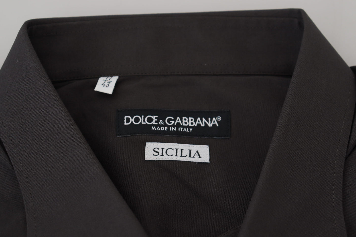 Camicia elegante elasticizzata slim fit SICILIA grigia