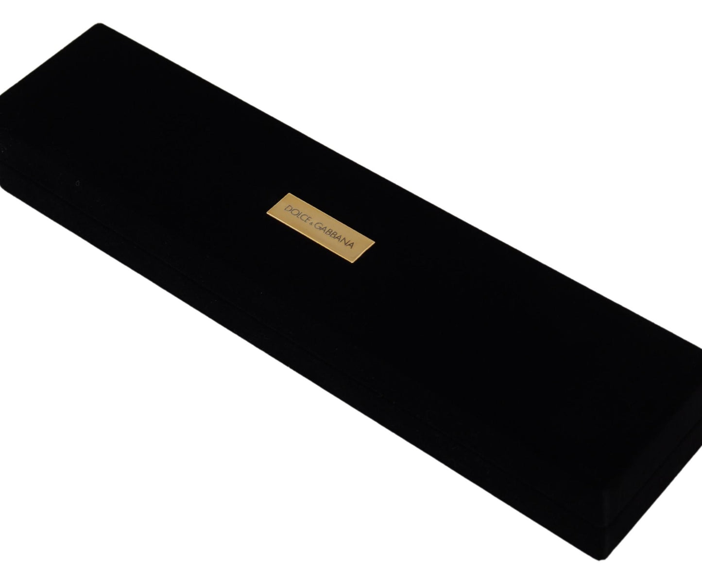 Joyero de pulsera con almacenamiento de placa con logotipo de terciopelo negro
