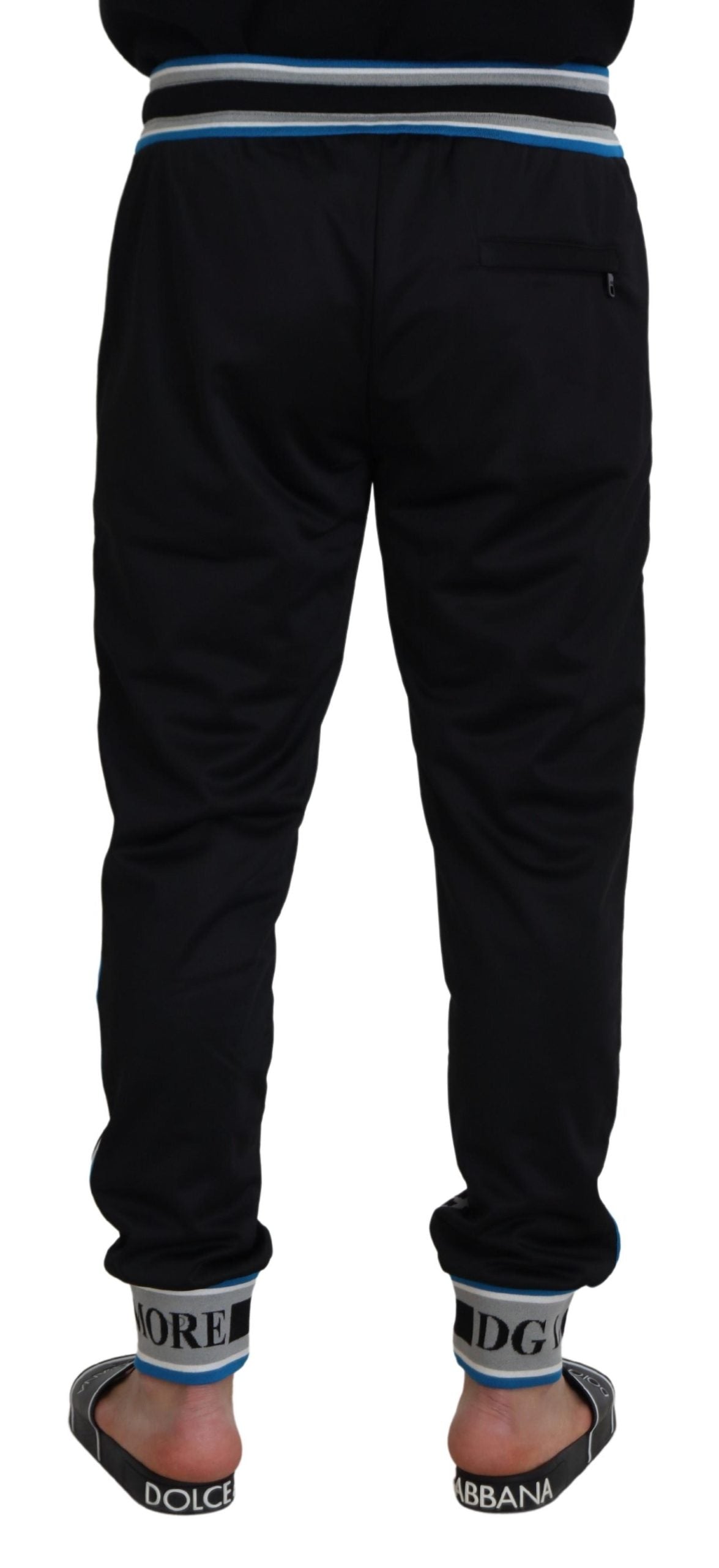 Pantalones jogger multicolores con estampado de leopardo de DG King