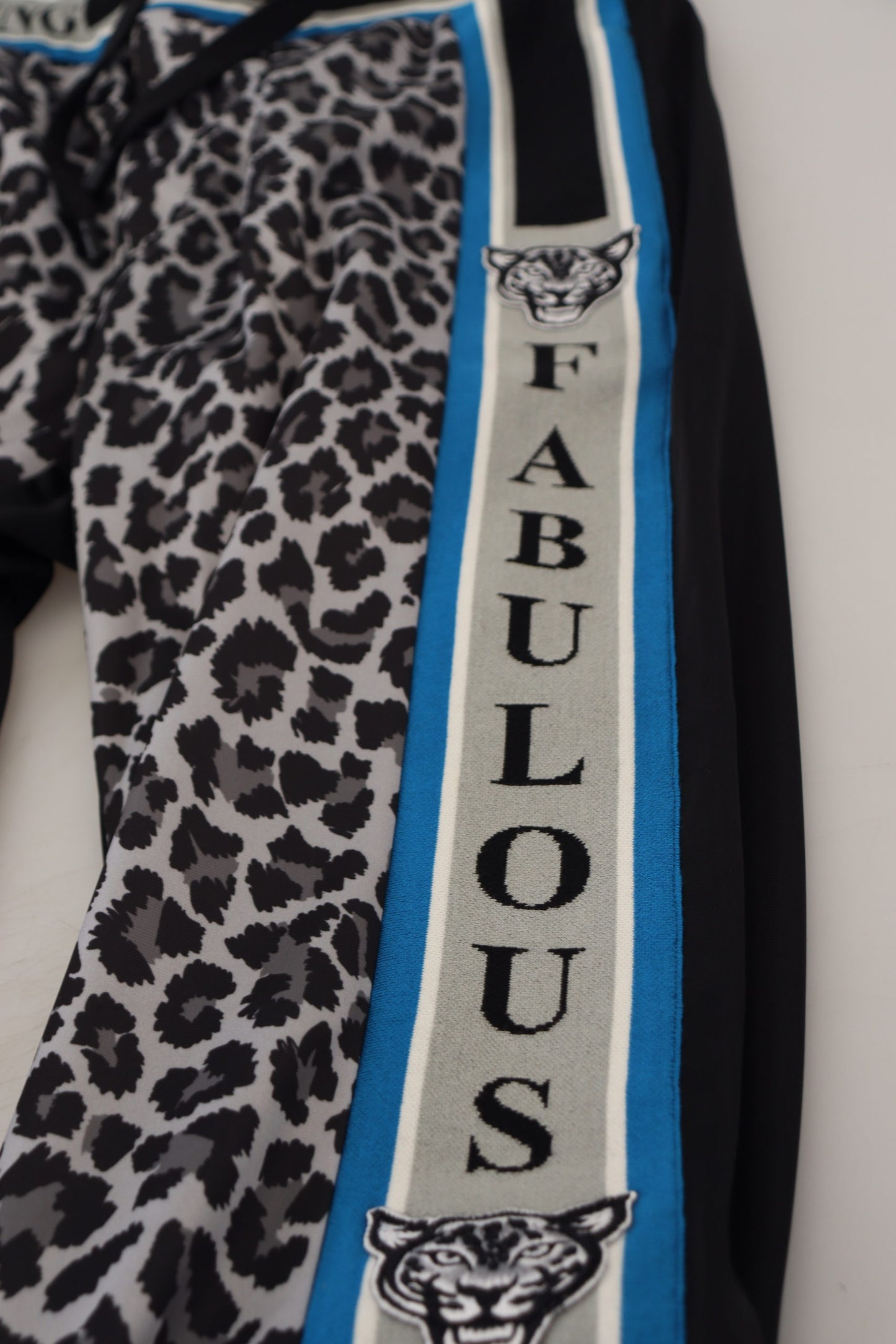 Pantalones jogger multicolores con estampado de leopardo de DG King