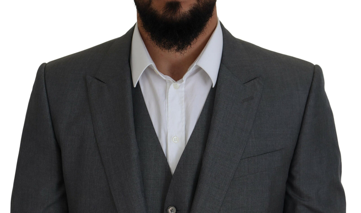 Abito slim fit 3 pezzi MARTINI grigio