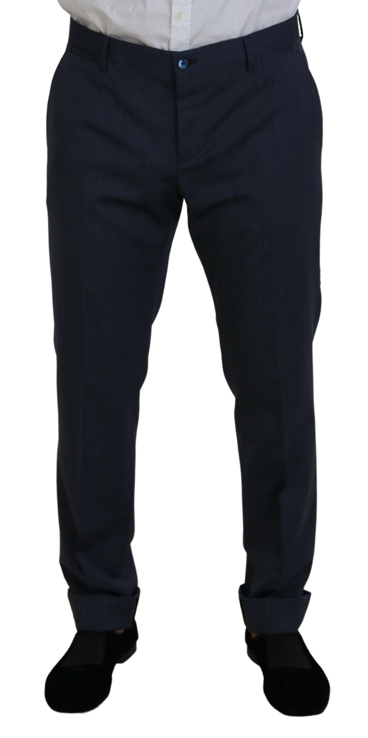 Abito slim fit 3 pezzi MARTINI in lana blu