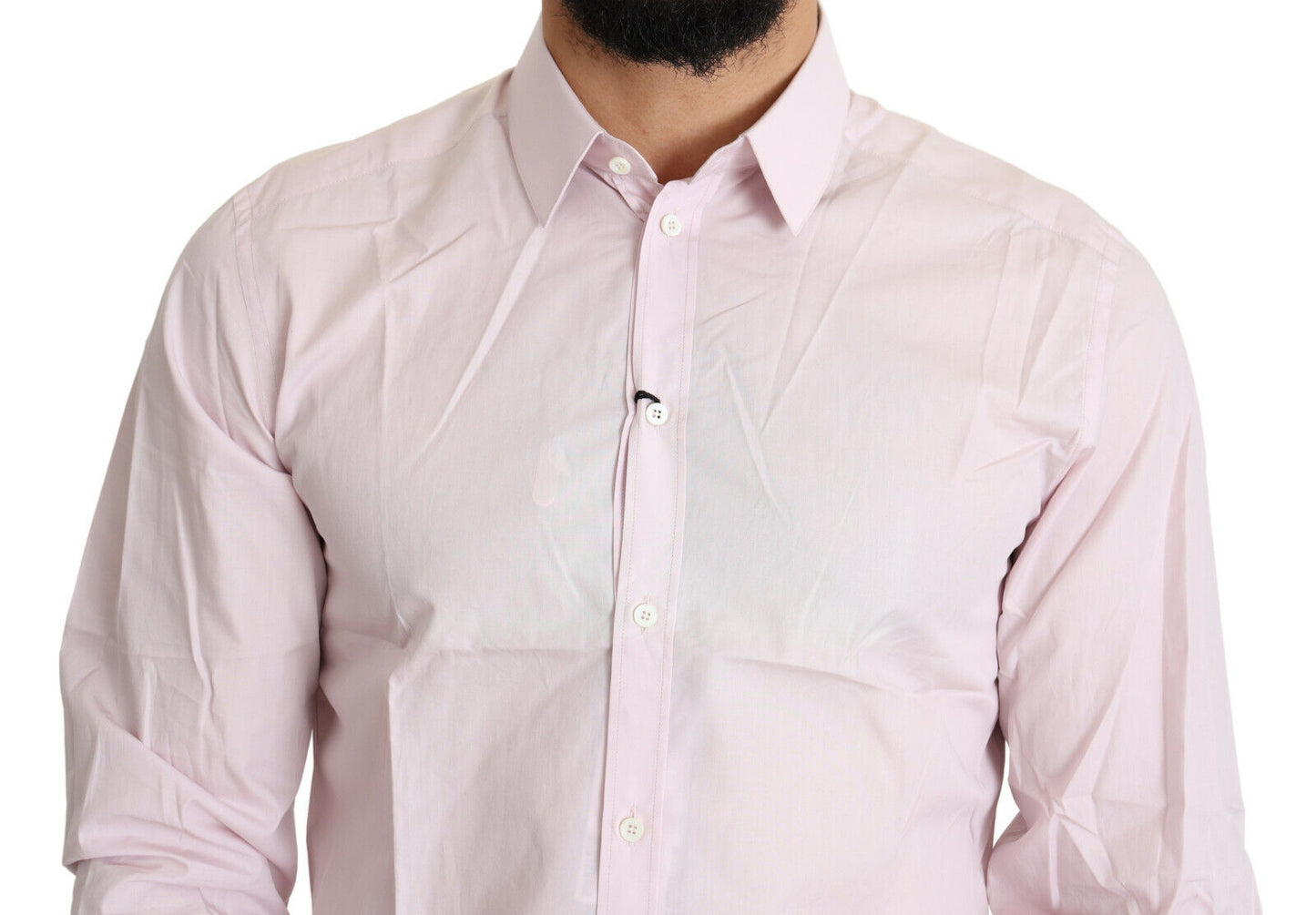 Camicia formale ORO in cotone rosa chiaro