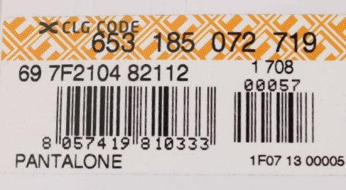 Pantaloni chino elasticizzati in cotone blu