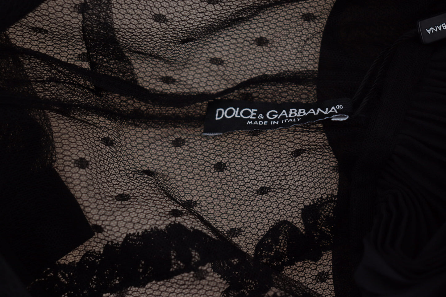 Dolce & Gabbana – Elegantes Minikleid in A-Linie mit Spitzendetail