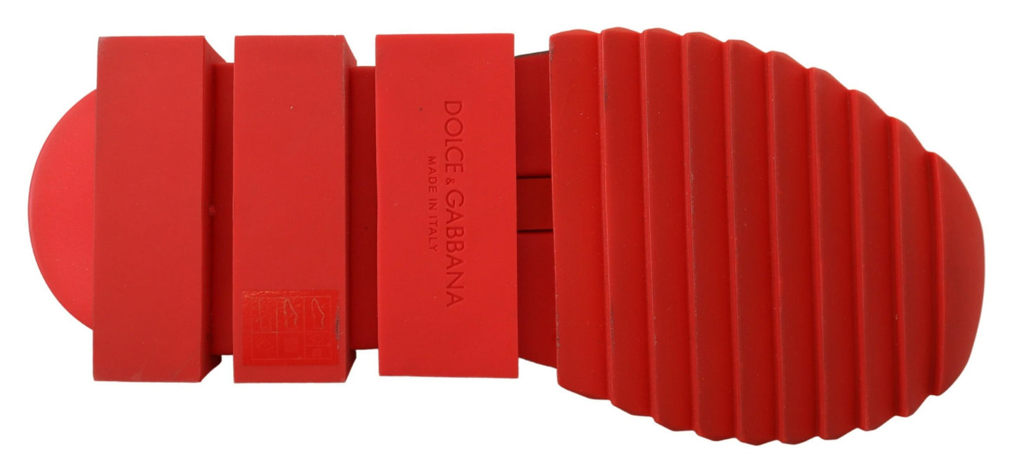 Dolce & Gabbana – Exquisite Slip-On-Sneakers „Sorrento“ in Rot