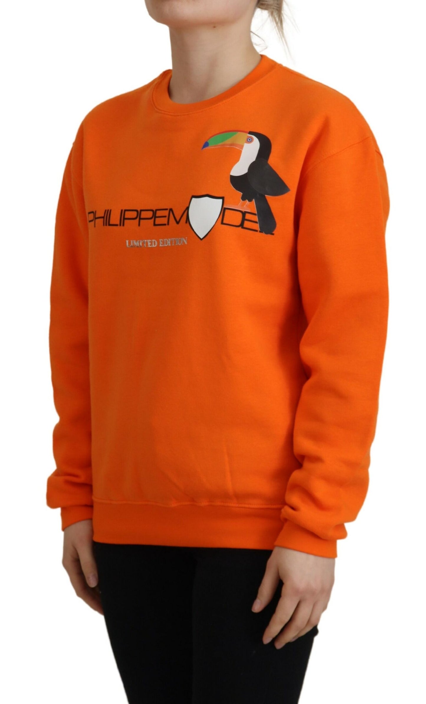 Jersey de manga larga estampado naranja