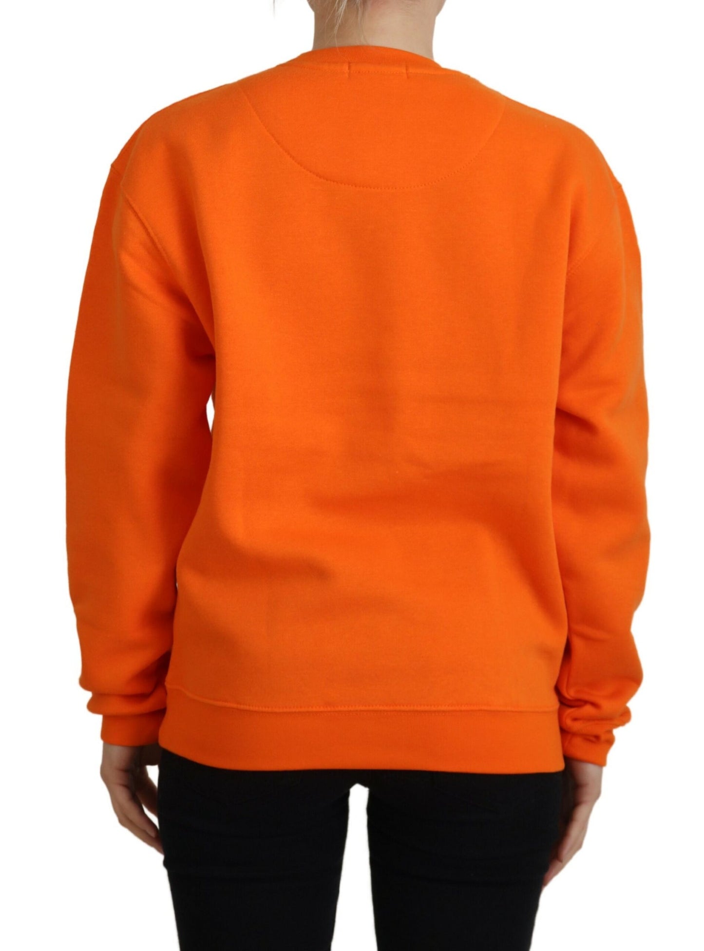 Jersey de manga larga estampado naranja