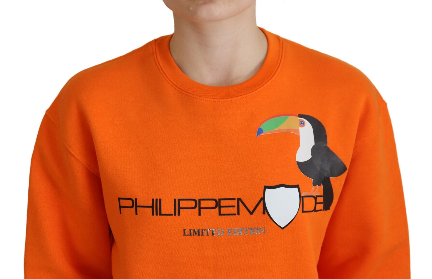 Jersey de manga larga estampado naranja