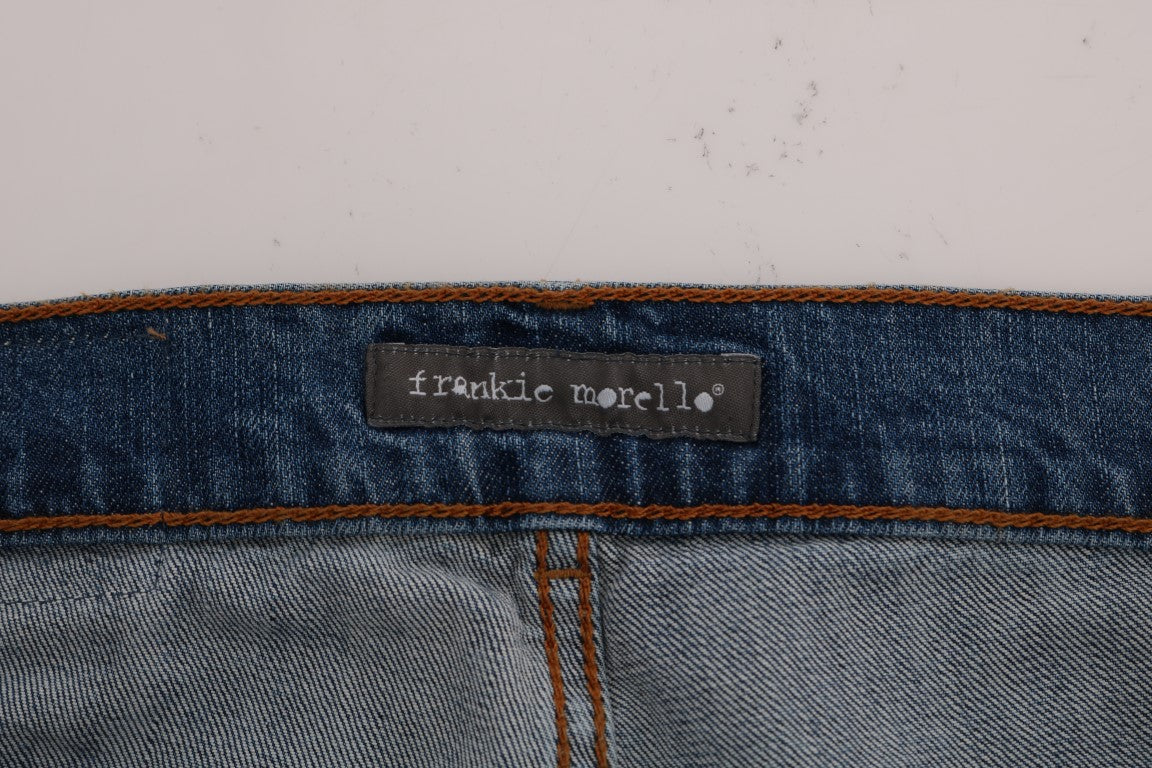 Vaqueros de corte slim Dunfermile con lavado azul rasgado