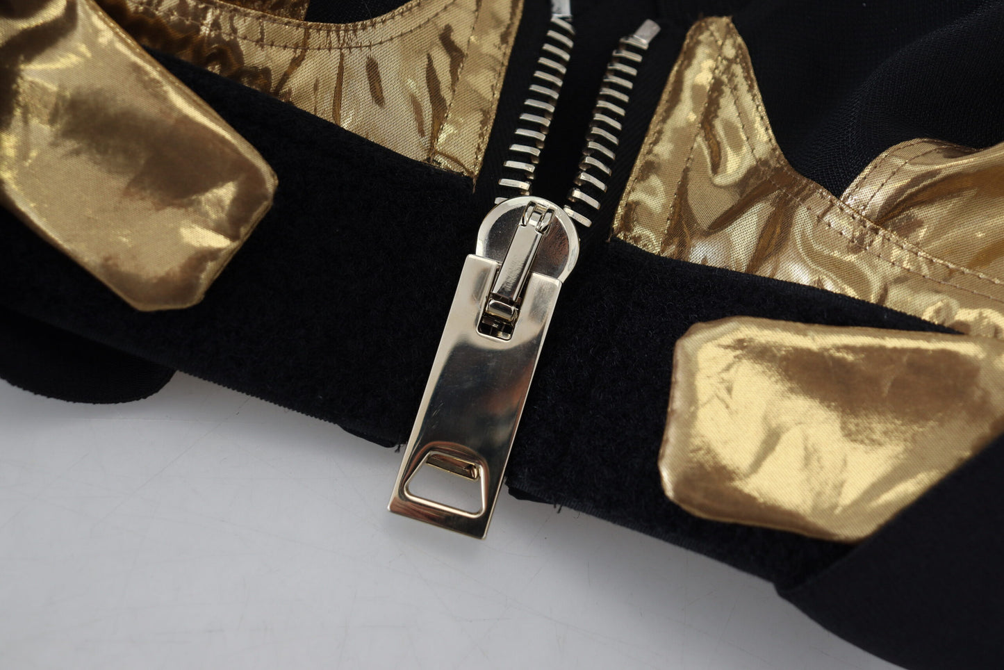 Dolce & Gabbana Elegantes kurzes Top mit Frontreißverschluss