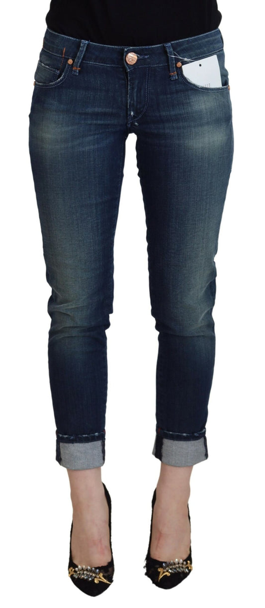 Jeans Slim Fit Taille Basse Acht Chic