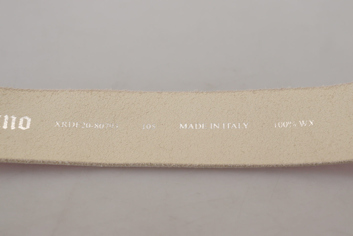 John Galliano Eleganter rosafarbener Ledergürtel